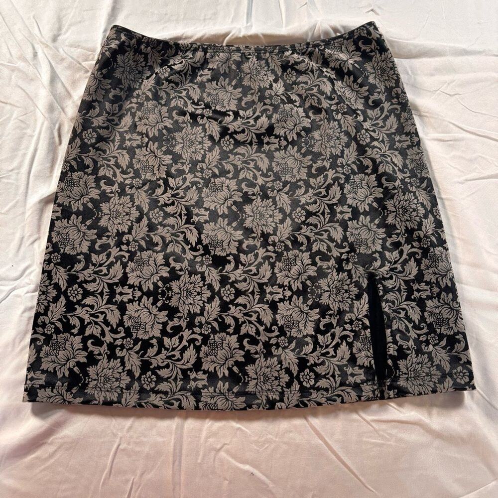 Y2K 90s True Vintage Brocade Mini‎ Skirt Motel